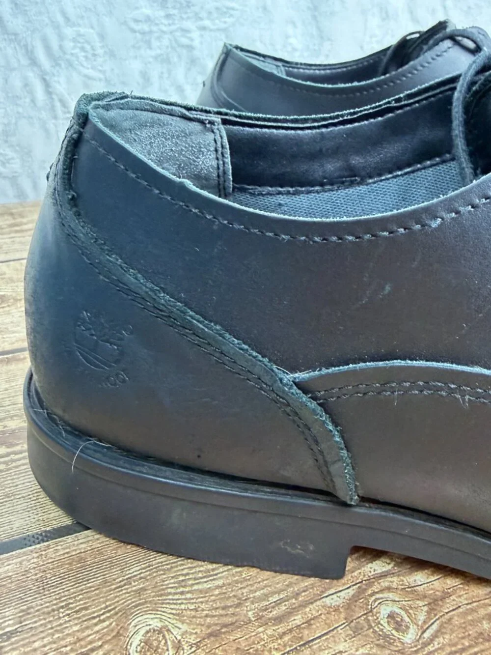 Timberland Men's Size 13 Black Leather Lace-Up Oxford Dress Shoes Classic